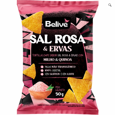 Tortilla-Chips-sabor-sal-rosa-e-Ervas-50G-BELIVE
